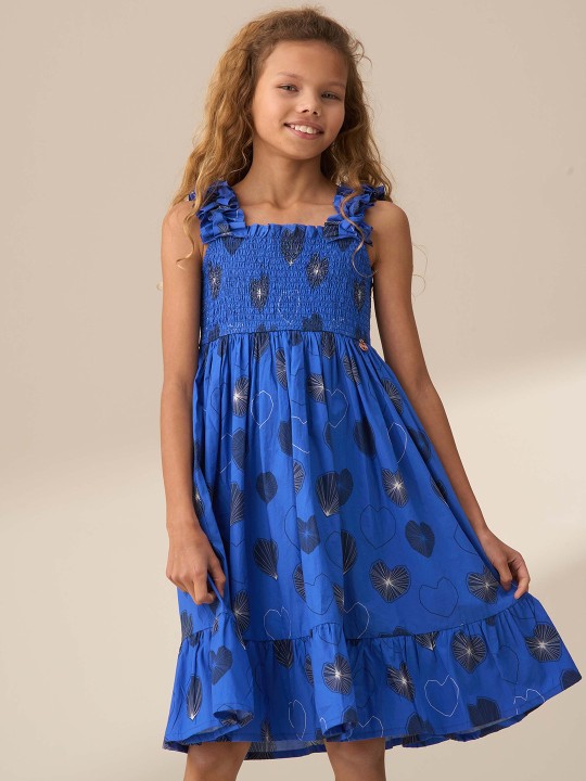 Floral Print Fit & Flare Dress
