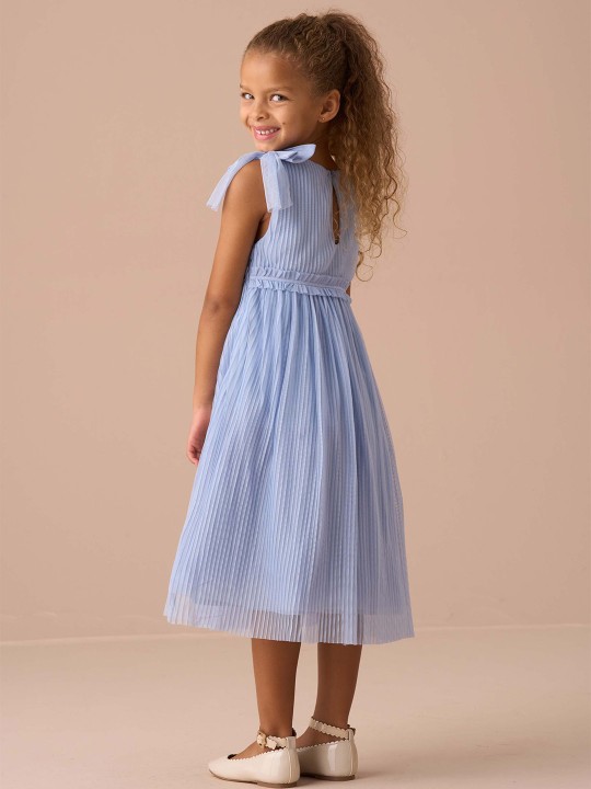 Girls Antonia Tulle Bow Dress